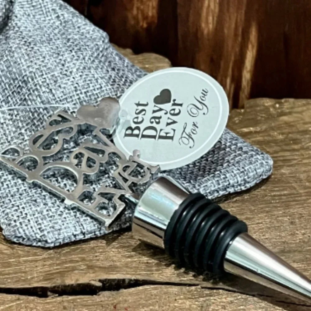 Best Day Ever Party Bottle Stopper Favor Gift For Weddings or Special Events